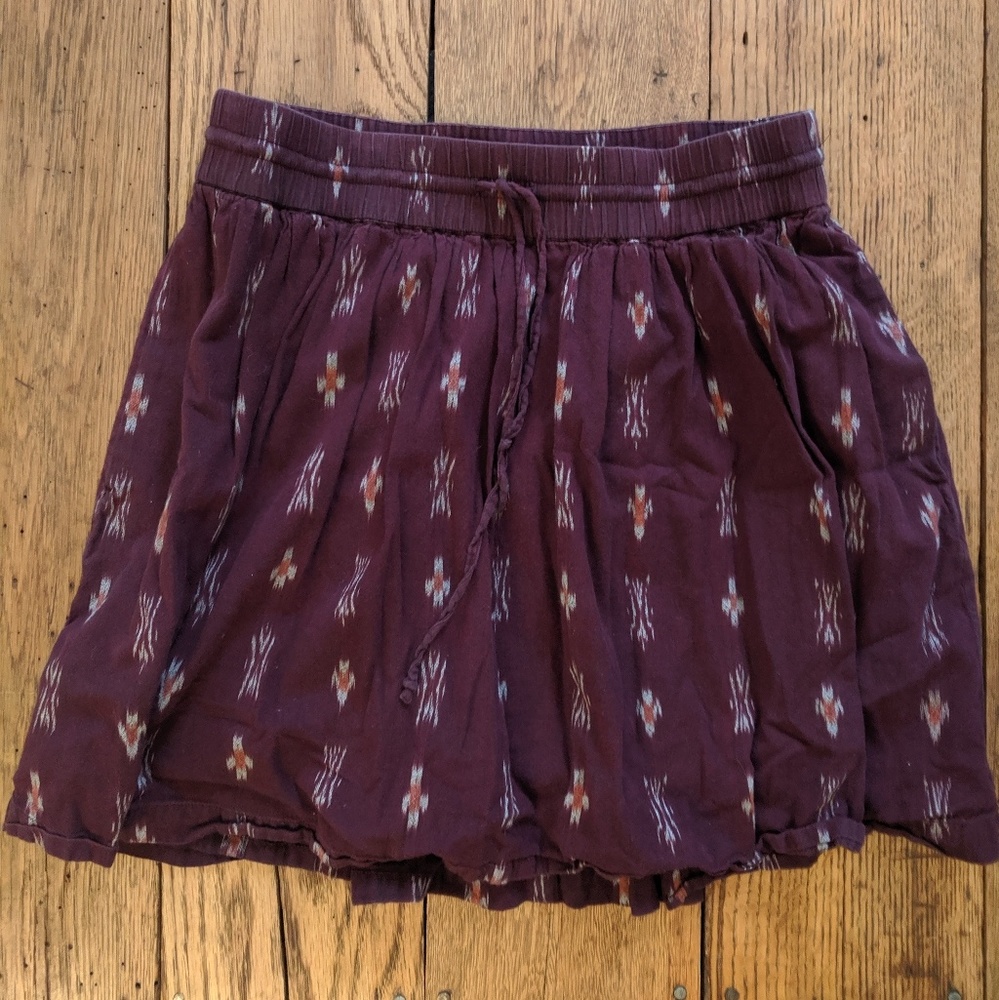 Madewell Turntable Ikat Skirt, S